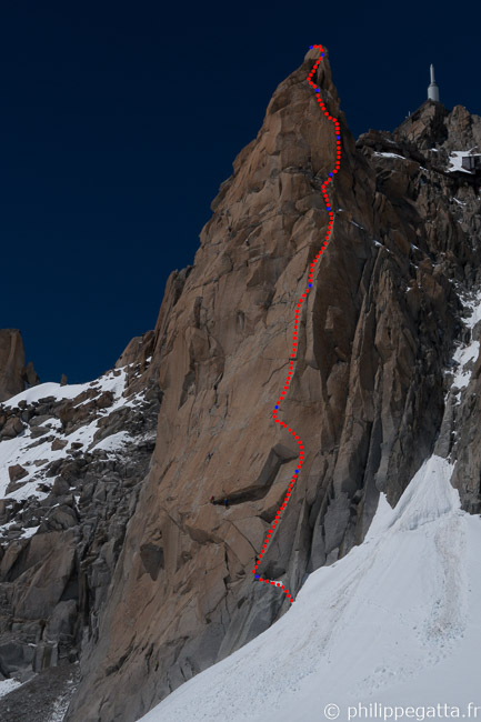 Aiguille du Midi: La Contamine (© P. Gatta)