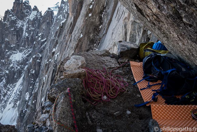 Bivouac at Col du Fou (© P. Gatta)