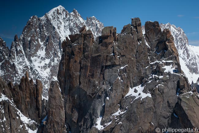 Aiguille de Grépon seen from Col des Nantillons (© P. Gatta)