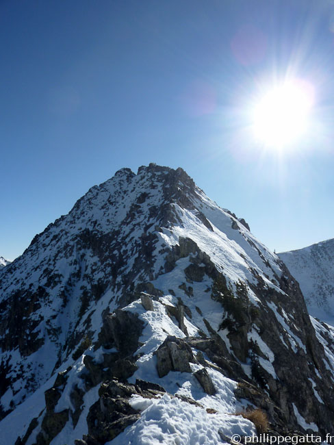 Arete of Cime Pagari de Salese (© Philippe Gatta)