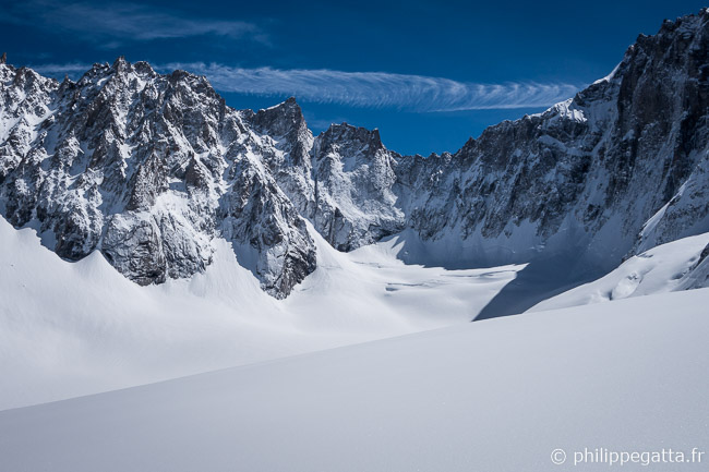 Argentiere Glacier, Aiguille de l'Amone, Dolent (© P. Gatta)