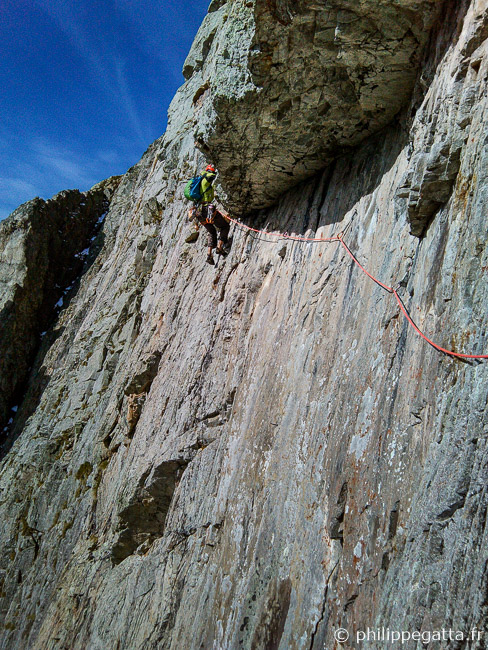 La Fin de Babylone, 4th pitch, 6c (© P. Gatta)