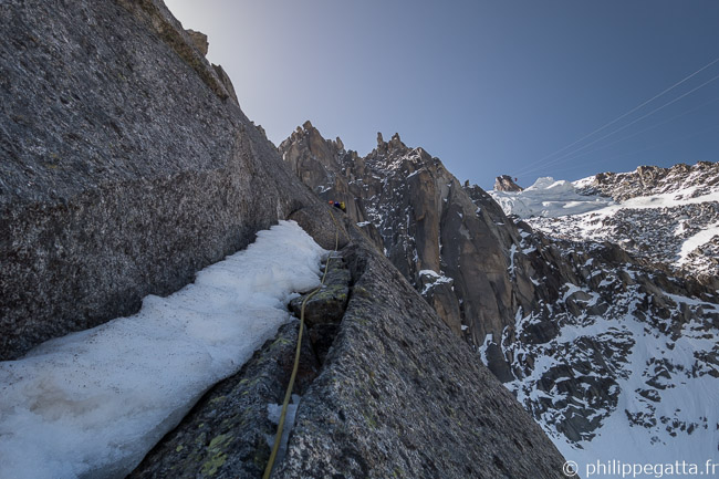 Alex, Aiguille du Midi (© P. Gatta)