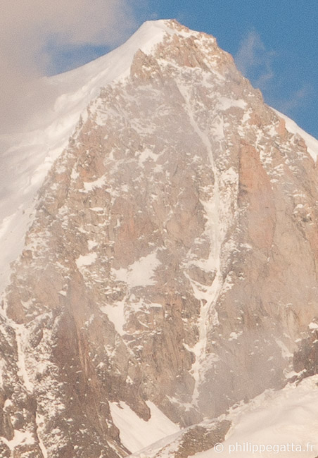 Mont Blanc du Tacul - Goulotte Bodin Afanasieff (© A. Gatta)