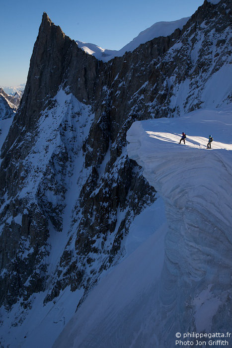 On the Rochefort ridge (Photo J. Griffith)