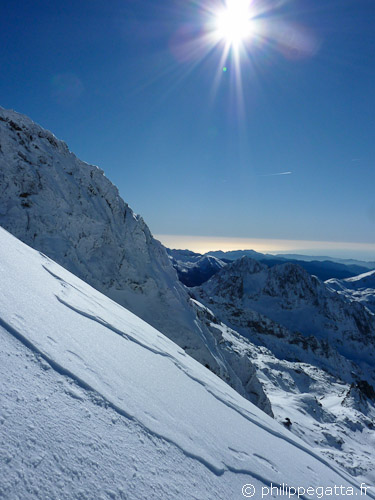 Southwest ridge of Gelas (© P. Gatta)