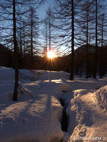 Sunrise, Vallon de Salèse (© P. Gatta)