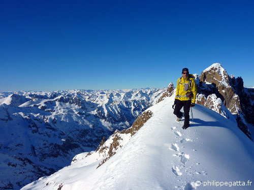 Philippe on top of Guilie, Brocan on the right (© A. Gatta)