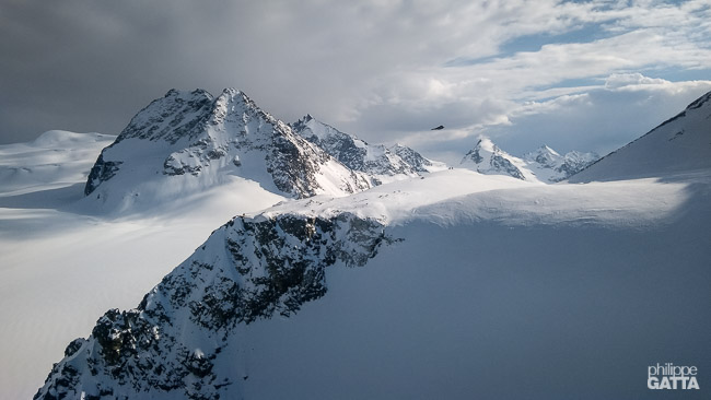 Haute Route: view from Cabane des Vignettes (© P. Gatta)