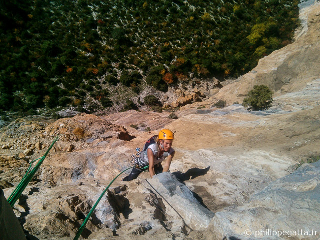 5th pitch of Dissipation, 6c (© A. Gatta)