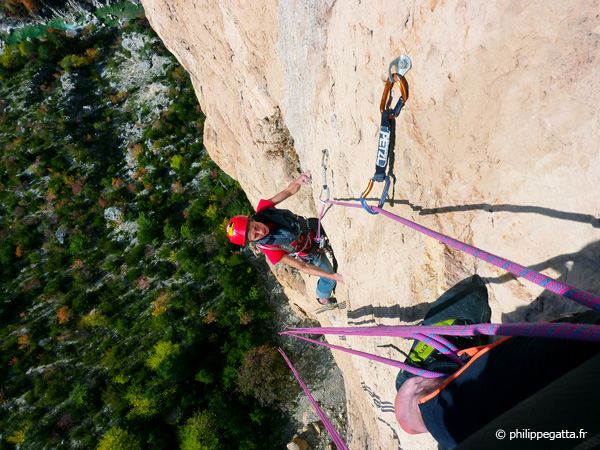 Anna in the 4th pitch of Masotherapie (© P. Gatta)