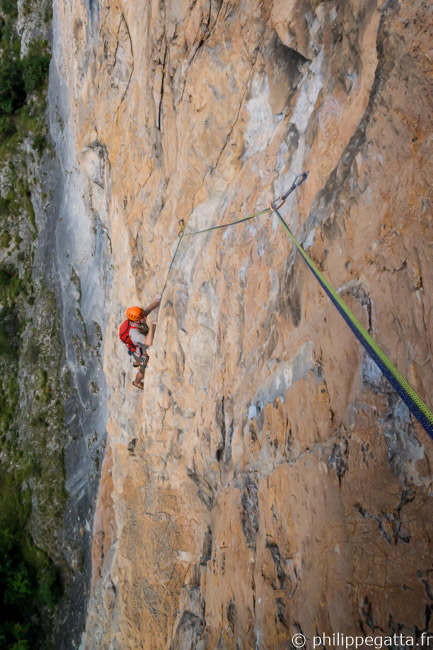 La Maladiere, Indiana Jaune , 3rd pitch (© P. Gatta)