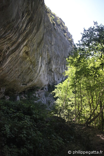 The cliff of Deverse, Gorges du Loup (© Philippe. Gatta)