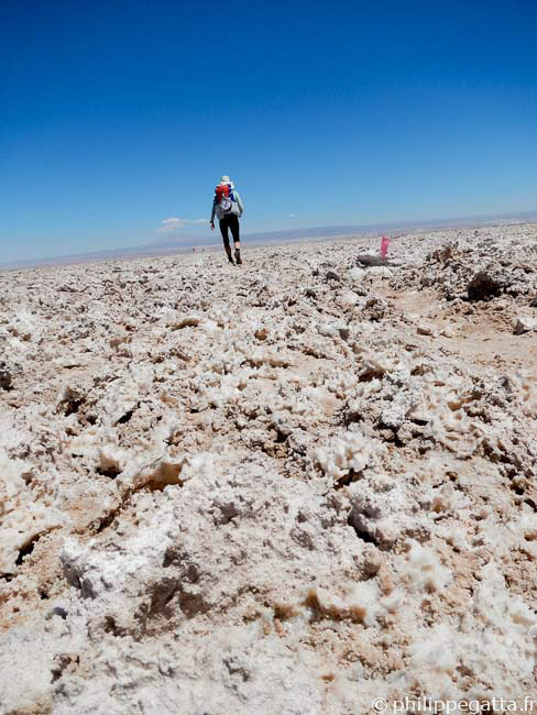 Crossing the Salar of Atacama (© P. Gatta)