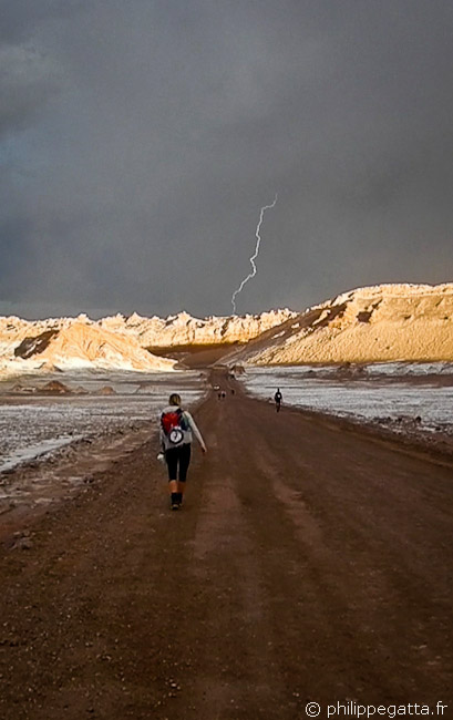 Valley of the moon, end of the 74 km (© P. Gatta)