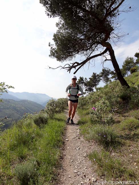 Anna coming from Baisse de la Croix (© Philippe Gatta)