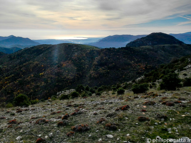 The French Riviera seen from Madone d'Utelle (© Philippe Gatta)