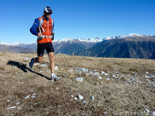 Philippe on top of Lauvet d'Ilonse (© Anna Gatta)