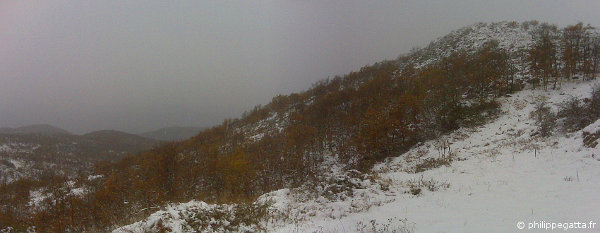 Snow on Mouton d'Anou (© P. Gatta)