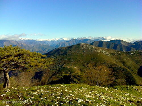 Winter view from the top of Cime du Baudon (© P. Gatta)