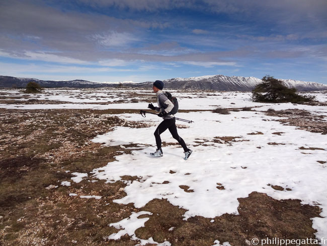 Anna on Plateau de Calern (© Philippe Gatta)