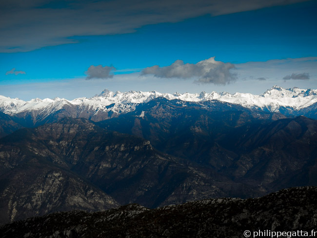 View over the Alps from the Mont Vial (© Philippe Gatta)
